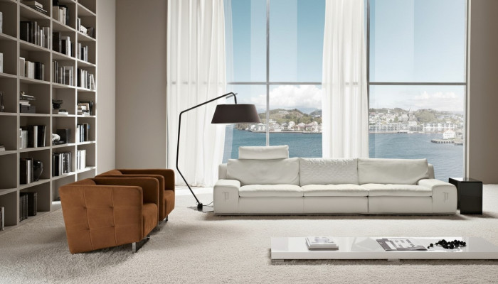 Sofa 4 miejsce do siedzenia Luksusowa Designerska Kanapa Sofa Luksusowe Sofy Tapicerowane Włoskie Meble