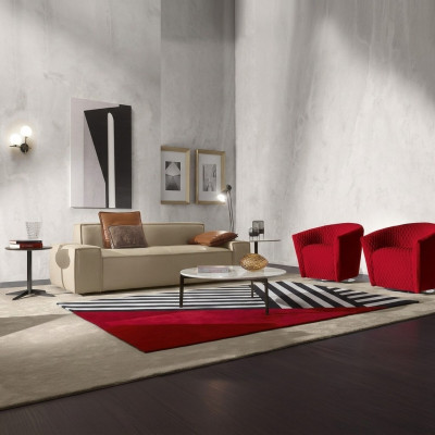Zestaw sofowy Sofa Luxury Ustawić Sofy Fotel 311 miejsce siedzące Nowoczesny Zestaw Design Beżowy