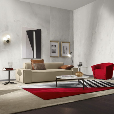 Sofa do Salonu 3 miejsce do siedzenia Sofa Meble Drewno Beżowa Podkładka Meble Sofa Kanapy Nowość