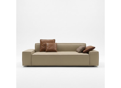 Sofa do Salonu 3 miejsce do siedzenia Sofa Meble Drewno Beżowa Podkładka Meble Sofa Kanapy Nowość