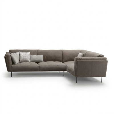 Materiał Narożnikowa kanapa Sofa w kształcie litery L Podkładka Włókiennicza luksusowe kanapy