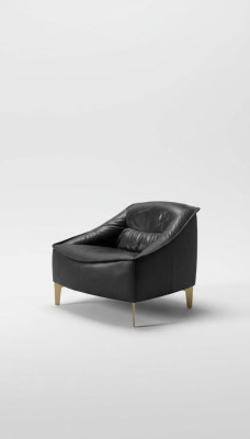 Fotel Podkładka miejsce siedzące Modern Design Skóra Relaks Fotel Lounge Luxury Living Room