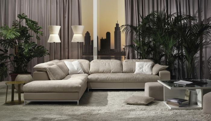 Design Narożnikowa kanapa L-Shape Nowoczesne Sofy Włókienniczy Kanapa Salon Nowoczesna Sofa Nowość