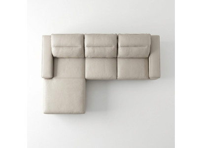 Design Narożnikowa kanapa w kształcie litery L Podkładka Skóra Sofy Luksusowa Sofa do Salonu