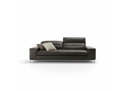 Nowoczesna Sofa 2 Siedziba Luksusowa Skóra Sofy Dwumiejscowy Salon Design Prianera Couch