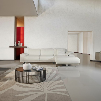 Narożnikowa kanapa L Shape Luksusowe Meble do Salonu Sofa Design Biały Meble Włoskie Nowość