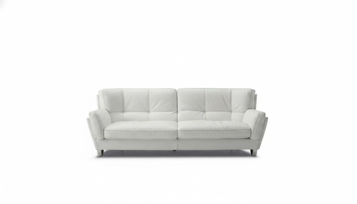 Luksusowa Sofa 3 Siedziba Kanapa Drewno Meble Trzyosobowa Prianera Sofy Białe Kanapy Skóra