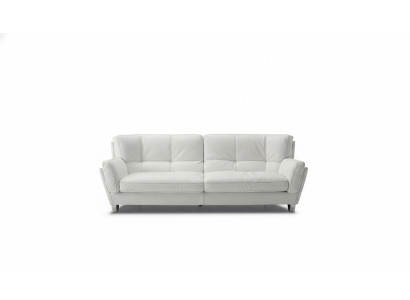 Luksusowa Sofa 3 Siedziba Kanapa Drewno Meble Trzyosobowa Prianera Sofy Białe Kanapy Skóra