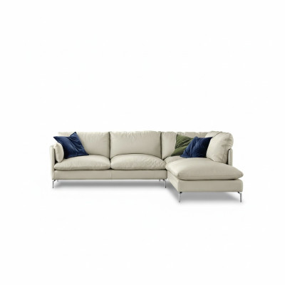 Narożnikowa kanapa L form Skóra luksusowa designerska sofa Podkładka kanapa kanapy Meble nowe