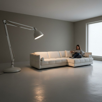 Designerska Sofa Skórzana Narożnikowa kanapa Podkładka Narożnik Kanapa Siedziba Narożnik L Kształt Ustawić Sofę Nowość