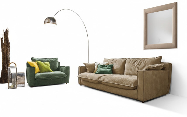 Zestaw sofowy 3+1 miejsce do siedzenia Luksusowy zestaw Sofy Fotel Skóra Sofa Salon