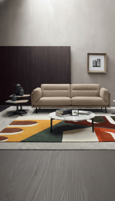 Luksusowa Sofa Trzyosobowa 3 Siedziba Sofy Nowoczesne Meble Kanapy Beżowa Kanapa