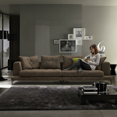 Sofa 4 Siedziba Sofy Luksusowa Podkładka Sofa Skórzana Luksusowa Kanapa Skóra Czteroosobowa