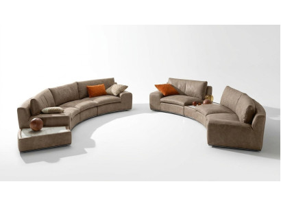 Villa Okrągły Couch Design Żywy krajobraz Okrągły Sofa Kanapy Meble Narożnikowa kanapa