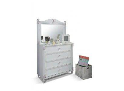 żłobek Modern Credens z Lustro z szufladami Meble Designer Pokój
