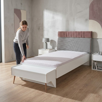 Design łóżko składane do pokoju młodzieżowego Łóżko łóżko składane Meble Drewno Biały
