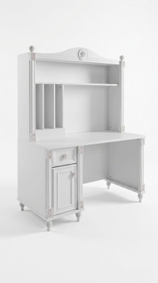 Biurko Młodzieżowe Dzieci Pokój Drewno Meble Design Biały Tabela Country House
