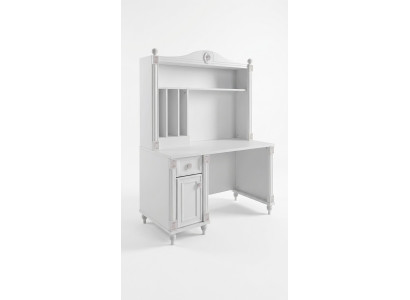 Biurko Młodzieżowe Dzieci Pokój Drewno Meble Design Biały Tabela Country House