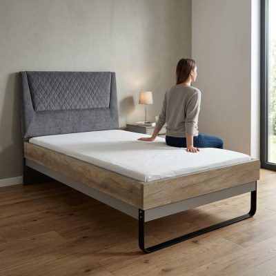 Łóżko do pokoju młodzieżowego żłobek Design Meble łóżko Sypialnia Brown
