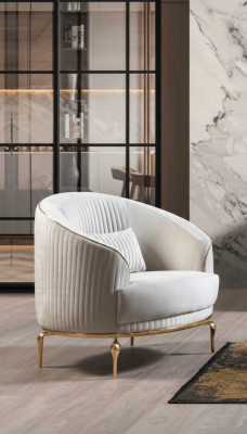 Luksusowa jednoosobowa Fotel Couch Podkładka Meble Relaks Club Designerska Sofa