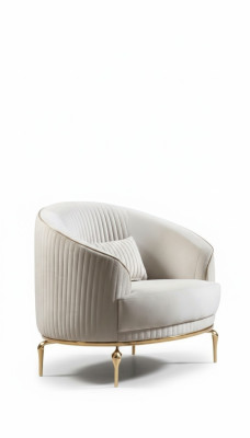 Luksusowa jednoosobowa Fotel Couch Podkładka Meble Relaks Club Designerska Sofa