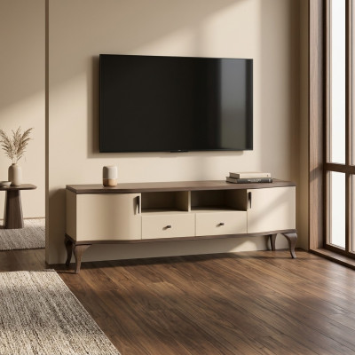 estetychnyj-derevjannyj-shkaf-pod-televizor-komod-tv-tumba-v-bezhevyx-tonax