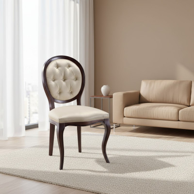 Krzesła jadalnia Krzesło Luksusowy Fotel Chesterfield Meble Krzesło Drewniane