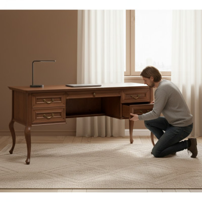 Biurko Drewno Tabela stoły Biurka Meble Office Meble Design