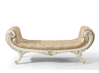Ławka Sypialnia Szezlong Stołek Ottoman Chesterfield Skóra Nowa
