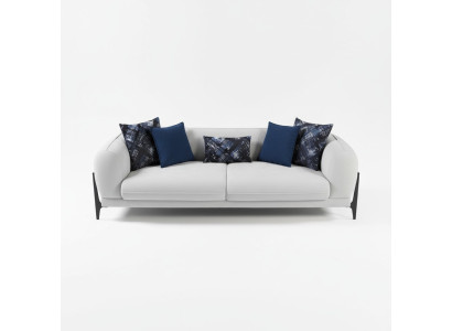 Sofa Kanapa Podkładka Trzyosobowa Szara Kanapy Meble Nowoczesny Design Sofy 3-osobowe Nowość