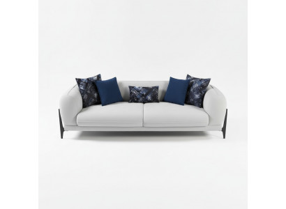 Sofa Kanapa Podkładka Trzyosobowa Szara Kanapy Meble Nowoczesny Design Sofy 3-osobowe Nowość