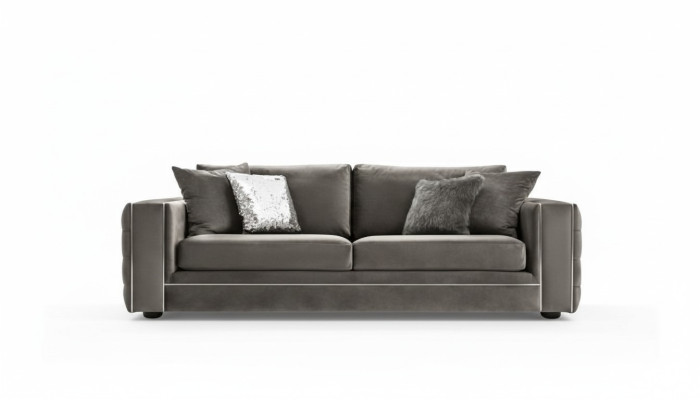 Wysokiej jakości sofa 4 miejsce do siedzenia tapicerowana designerska kanapa sofa luksusowy Chesterfield