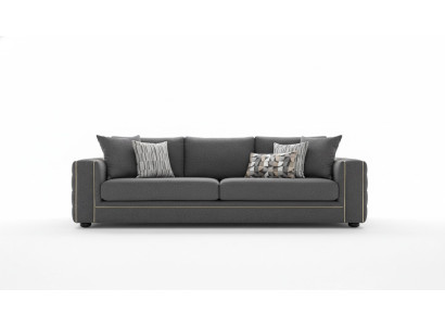 Luksusowa sofa do salonu 2 Siedziba dwuosobowa szara kanapa Kanapy Chesterfield Nowość