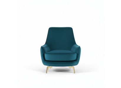Okrągły Fotel Design Salon Podkładka Drewno Podkładka Nowoczesny Luksus Niebieski Nowość