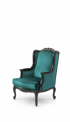 Classic Fotel Luxury Podkładka Włókienniczy 1-osobowa Podkładka Jednomiejscowa Modern Green