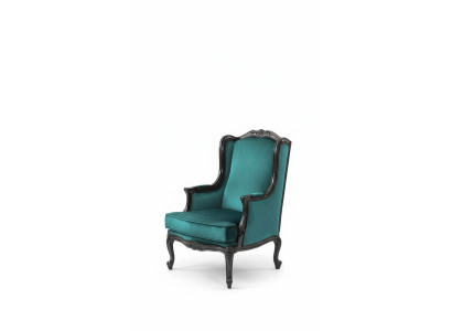 Classic Fotel Luxury Podkładka Włókienniczy 1-osobowa Podkładka Jednomiejscowa Modern Green