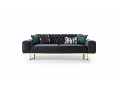 Nowoczesna Sofa 4 Siedziba Design Salon Podkładka Drewno Podkładka Modern Luxury