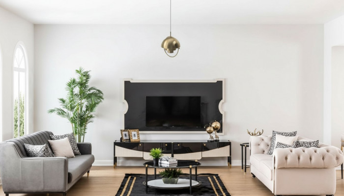 Zestaw sofowy Zestaw kanapowy Sofa Podkładka Meble stolik kawowy 3-częściowy Chesterfield