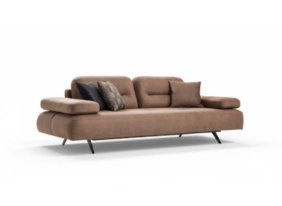 Design 3 miejsce do siedzenia Sofa brązowa Kanapa Podkładka Duża luksusowa Kanapa Sofy Włókienniczy Siedziba Nowość