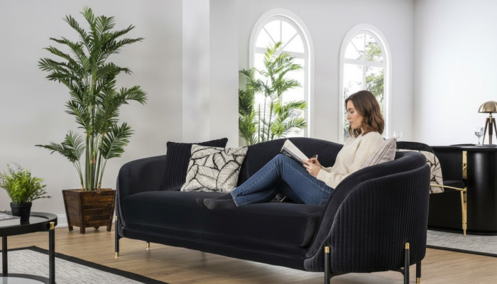 Luksusowa Sofa 2-miejsce siedzące Material Salon Nowoczesny Design Sofy Podkładka Kanapy Nowość
