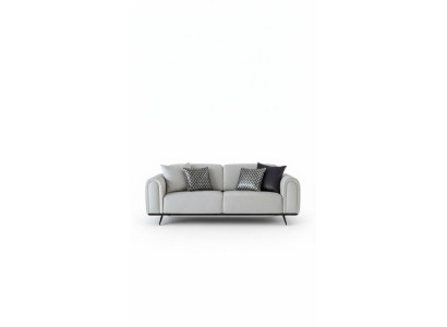 Sofa 3 miejsce do siedzenia Sofa tapicerowana beżowa Włókienniczy Siedziba Design Kanapa Sofy Materiał Nowoczesna Nowość