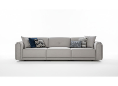 Luksusowa Sofa 4 Siedziba Materiał Salon Nowoczesny Design Sofy Podkładka Kanapy