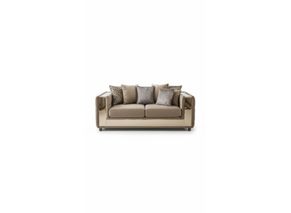 Sofa Chesterfield 4 Siedziba Salon Nowoczesny Design Niebieskie Sofy Włókiennicze Kanapy