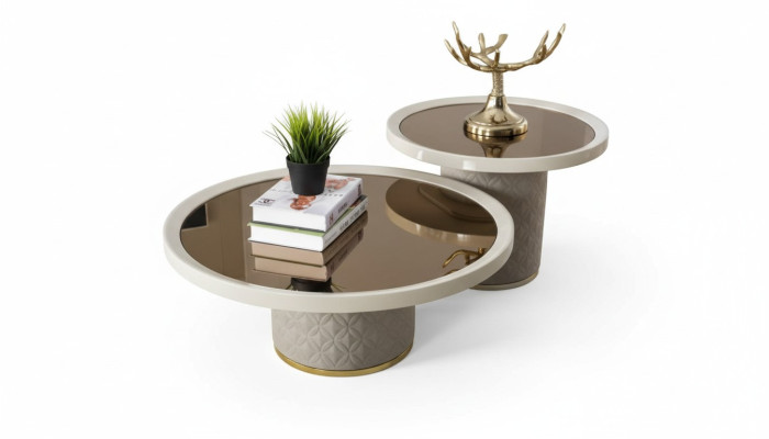 Luksusowy Nowoczesny stolik kawowy Tabela Design stoły Drewno Salon Boczny Nowość