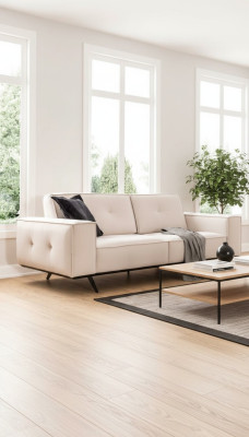Luksusowa Sofa 3 Siedziba Stof Salon Nowoczesny Design Sofy Podkładka Kanapy