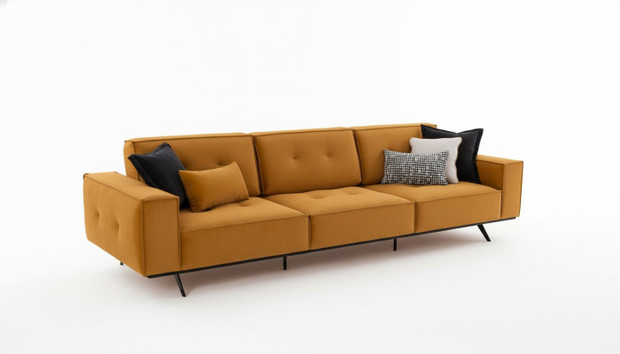 Sofa Kanapa Czteroosobowa Meble Kanapy Podkładka Sofy Włókienniczy Materiał Wyposażenia
