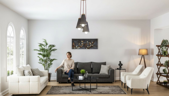 Luksusowy Zestaw sofowy Nowoczesny Zestaw 3+2+1+1 miejsce do siedzenia Sofa Kanapa Ustawić Design Kanapy