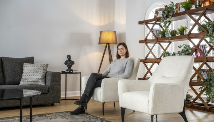 Fotel Nowoczesny projekt jednoosobowy Nowe wyposażenie Fotel Sofa do salonu 1 miejsce do siedzenia
