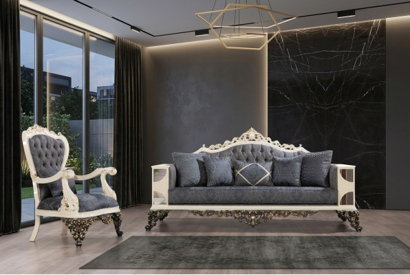 Zestaw sofowy Zestaw sofowy 3+1 osobowy designerskie sofy Podkładka kanapy Sofa klasyczna Relaks nowa