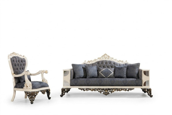 Zestaw sofowy Zestaw sofowy 3+1 osobowy designerskie sofy Podkładka kanapy Sofa klasyczna Relaks nowa